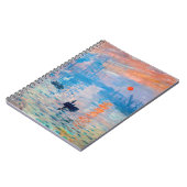 Claude Monet - Impression, Sunrise Notitieboek (Linkerzijde)