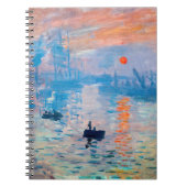 Claude Monet - Impression, Sunrise Notitieboek (Voorkant)