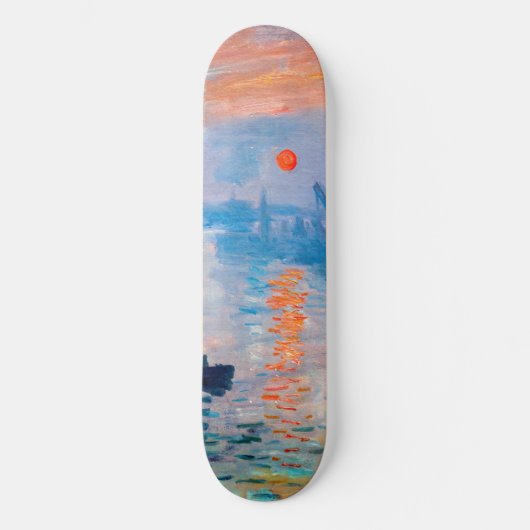 Claude Monet - Impression, Sunrise Persoonlijk Skateboard (Voorkant)