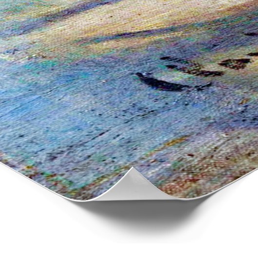 Claude Monet - Impression, Sunrise Poster (Hoek)