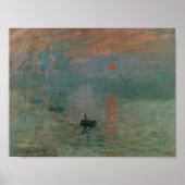 Claude Monet - Impression, Sunrise Poster (Voorkant)