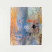 Claude Monet Impression Sunrise Poster Canvas Prin Wandkleed (Voorkant)