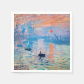 Claude Monet - Impression, Sunrise Servet (Voorkant)