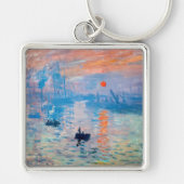 Claude Monet - Impression, Sunrise Sleutelhanger (Voorkant)