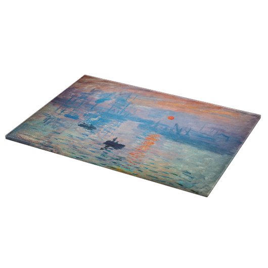 Claude Monet - Impression, Sunrise Snijplank (Hoek)