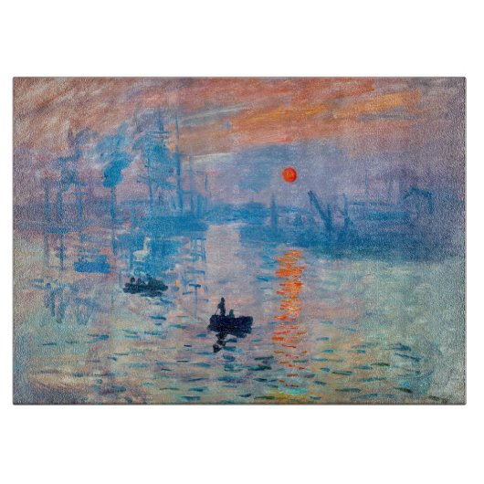 Claude Monet - Impression, Sunrise Snijplank (Voorkant)