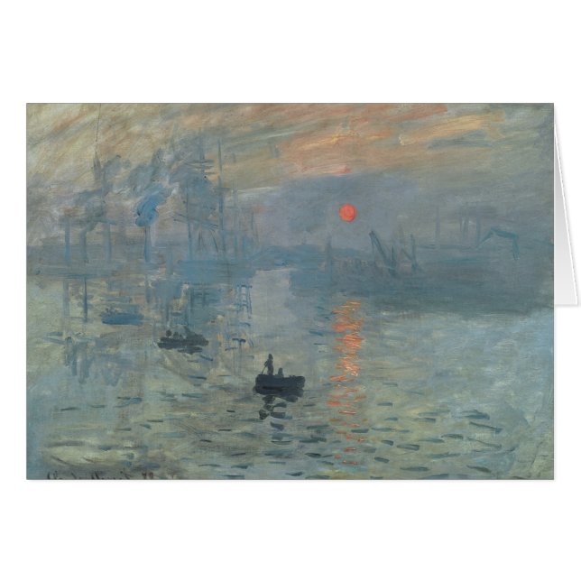 Claude Monet Impression Sunrise Soleil Levant (Voorkant Horizontaal)
