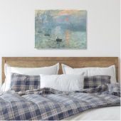 Claude Monet Impression Sunrise Soleil Levant Canvas Afdruk (Insitu (Slaapkamer))
