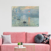 Claude Monet Impression Sunrise Soleil Levant Canvas Afdruk (Insitu (Woonkamer))
