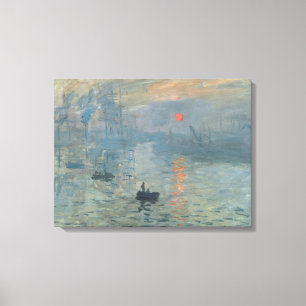 Claude Monet Impression Sunrise Soleil Levant Canvas Afdruk