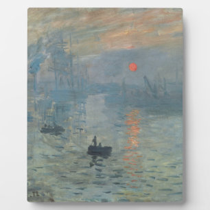 Claude Monet Impression Sunrise Soleil Levant Fotoplaat