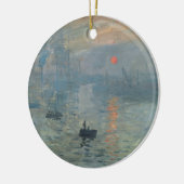 Claude Monet Impression Sunrise Soleil Levant Keramisch Ornament (Links)