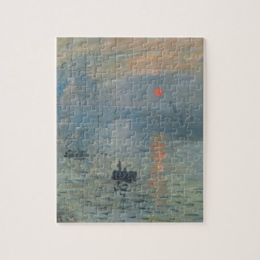 Claude Monet Impression Sunrise Soleil Levant Legpuzzel (Verticaal)
