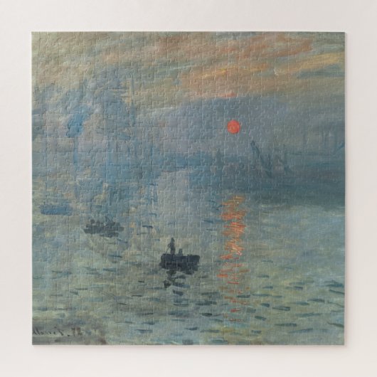 Claude Monet Impression Sunrise Soleil Levant Legpuzzel (Verticaal)