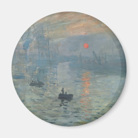 Claude Monet Impression Sunrise Soleil Levant Magneet (Voorkant)