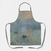 Claude Monet Impression Sunrise Soleil Levant Schort (Voorkant)