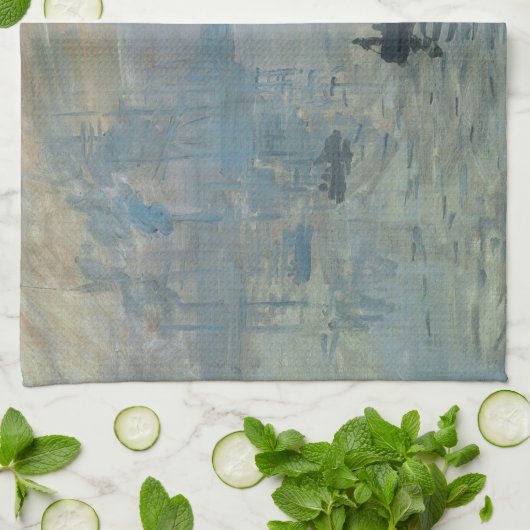 Claude Monet Impression Sunrise Soleil Levant Theedoek (Gevouwen)