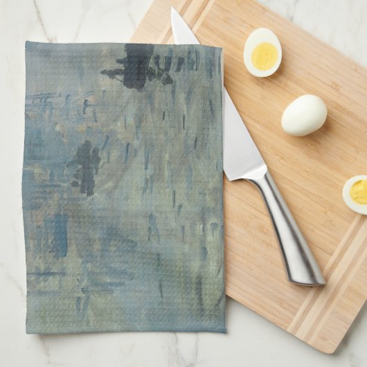 Claude Monet Impression Sunrise Soleil Levant Theedoek (Quarter Fold)