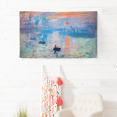 Claude Monet - Impression, Sunrise Spandoek (Insitu)