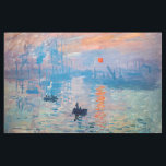 Claude Monet - Impression, Sunrise Stof<br><div class="desc">Impression,  Sunrise (Impression,  Soleil levant) - Claude Monet,  Oil on canvas,  1872 Impression,  Sunrise beeldt de haven van Le Havre uit,  de geboortestad van Monet.</div>