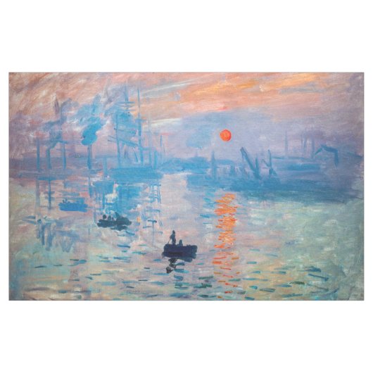 Claude Monet - Impression, Sunrise Stof (Yard (91,4 cm))