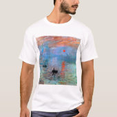 Claude Monet Impression Sunrise T-shirt (Voorkant)