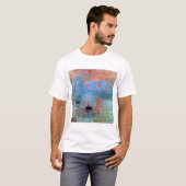 Claude Monet Impression Sunrise T-shirt (Voorkant volledig)