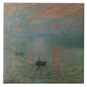 Claude Monet - Impression, Sunrise Tegeltje