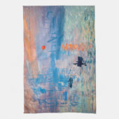 Claude Monet - Impression, Sunrise Theedoek (Verticaal)