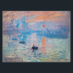 Claude Monet - Impression, Sunrise Tissuepapier<br><div class="desc">Impression,  Sunrise (Impression,  Soleil levant) - Claude Monet,  Oil on canvas,  1872 Impression,  Sunrise beeldt de haven van Le Havre uit,  de geboortestad van Monet.</div>