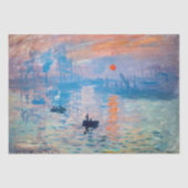 Claude Monet - Impression, Sunrise Tissuepapier (Voorkant)