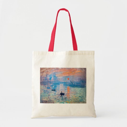 Claude Monet - Impression, Sunrise Tote Bag (Voorkant)