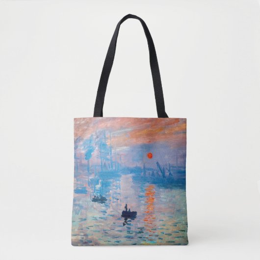 Claude Monet - Impression, Sunrise Tote Bag (Voorkant)