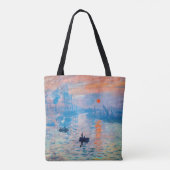 Claude Monet - Impression, Sunrise Tote Bag (Achterkant)