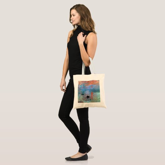 Claude Monet Impression Sunrise Tote Bag (Voorkant (model))