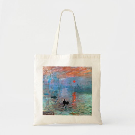 Claude Monet Impression Sunrise Tote Bag (Voorkant)