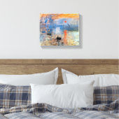Claude Monet Impression Zonsopgang Poster Canvas Afdruk (Insitu (Slaapkamer))