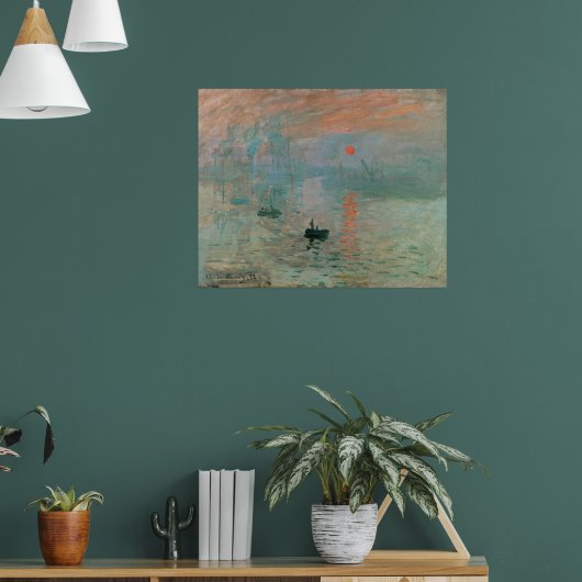 Claude Monet - Impressionisme, Zonsopgang, Poster (Woonkamer 1)