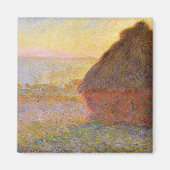 Claude Monet Impressionist Painting Graystaks I Magneet (Voorkant)