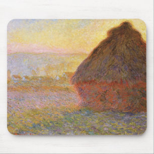 Claude Monet Impressionist Painting Graystaks I Muismat