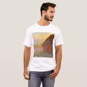 Claude Monet Impressionist Painting Graystaks I T-shirt (Voorkant volledig)