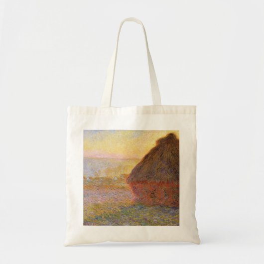 Claude Monet Impressionist Painting Graystaks I Tote Bag (Voorkant)