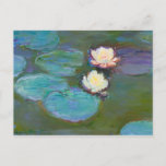 Claude Monet Impressionist Water Lillies Briefkaar Briefkaart<br><div class="desc">Impressionist Landschap Schilderen door Claude Monet - Klassieke Masterstukken - Claude Monet's Natuur Schilderserie - Claude Monet Impressionist Water Lillies Nympheas Schilting</div>