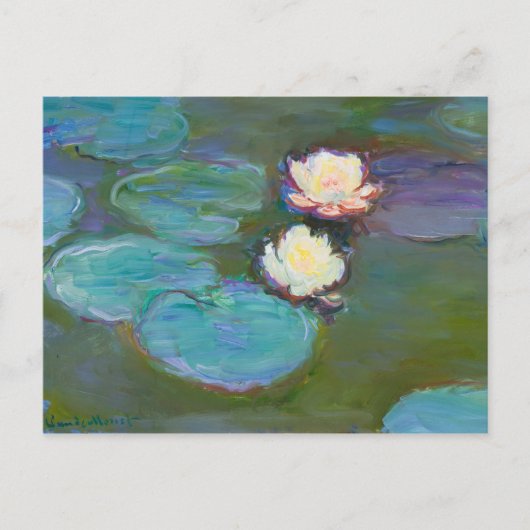 Claude Monet Impressionist Water Lillies Briefkaar Briefkaart (Voorkant)