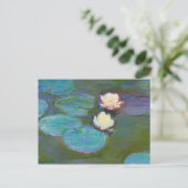Claude Monet Impressionist Water Lillies Nympheas Briefkaart (Staand voorkant)