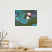 Claude Monet Impressionist Water Lillies Nympheas Poster (Keuken)