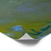 Claude Monet Impressionist Water Lillies Nympheas Poster (Hoek)