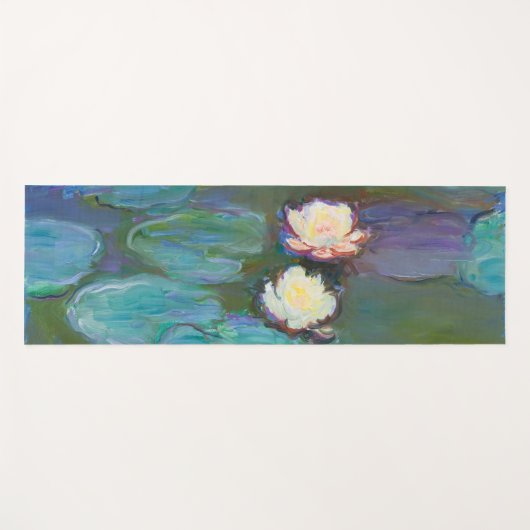 Claude Monet Impressionist Water Lillies Nympheas Yogamat (Voorkant (horizontaal))