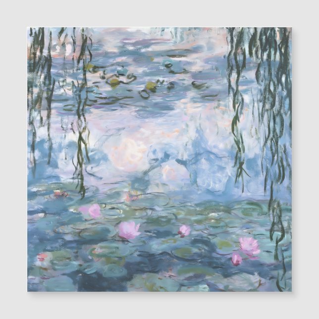 Claude Monet Impressionist Water Lillies Painting (Voorkant)