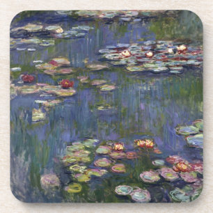 Claude Monet Impressionist Water Lillies Painting Bier Onderzetter